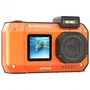 AgfaPhoto Realishot WP9500 Cámara Compacta Resistente al Agua, 5K Ultra HD 24 MP, Sensor CMOS, 18x Zoom Digital, Color Naranja